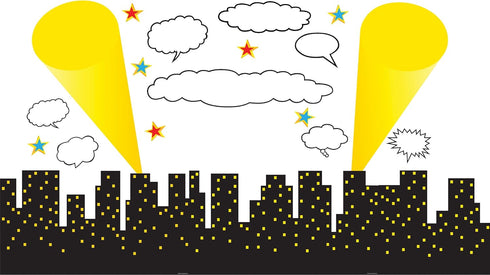 Teacher Created Resources Superhero Cityscape Bulletin Board (TCR5693)...