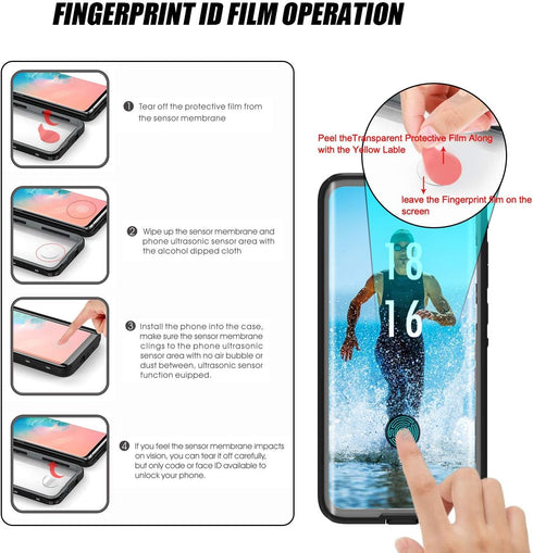 for Samsung Galaxy S20+ Plus Waterproof Case, Shockproof Full Body Case, Water Resistant Dustproof Dropproof Dirtproof Cover for Samsung Galaxy S2...