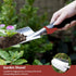 Garden Tool Set, 3 Piece Gardening Tools Includes Garden Trowel, Transplant Trowel and Hand Rake with Non-Slip Ergonomic Handle, Heavy Duty Garden...