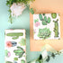 12 Sheets 28 * 20 Inches Succulents Wrapping Paper Watercolor Green Succulents Gift Wrap Paper for Birthday Wedding Baby Shower DIY Craft...