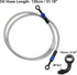 X AUTOHAUX Brake Hose AN3 28 90 Degree M10 Motorcycle Hydraulic Brake Line Oil Hose Pipe Fitting for ATV Motorcycle Motocross Racing Bike 130cm Si...