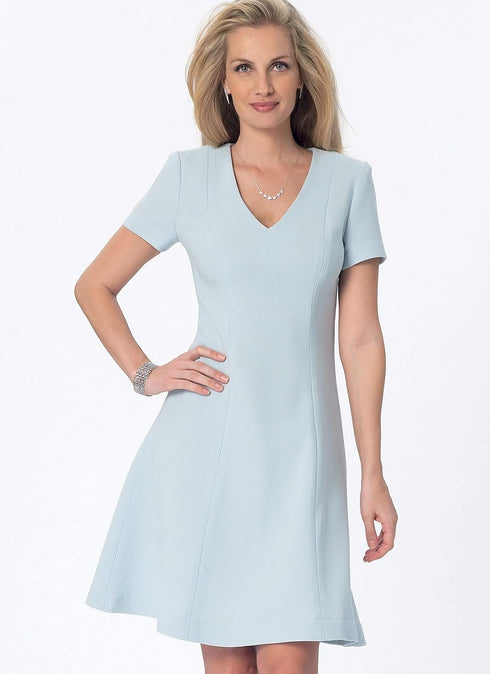 Butterick Misses' Flare Dress, Code B6850 Sewing Pattern Kit, Sizes 6-8-10-12-14-16-18-20-22, Multicolor...