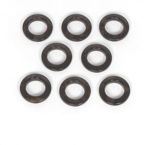 Dritz Home 1" Plastic Curtain Grommets, 8 Sets, Rustic Brown...