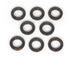 Dritz Home 1" Plastic Curtain Grommets, 8 Sets, Rustic Brown...