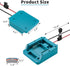 Fit for MAKITA 18v Battery Power Mount Connector Adapter Dock Holder with 14 awg Wires...