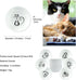 BigNoseDeer Super Cute Cat Ceramic Sauce Dish,Mini Side Seasoning Dish,Condiment Dishes,Sushi Soy Dipping Bowl,Snack Serving Dishes,Meow Porcelain...