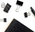 120Pcs Assorted Sizes Binder Clips, Metal Paper Clamps 4 Assorted Sizes, Medium, Small, X Small and Micro for Office Supplies, Black....