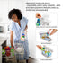 Prince Lionheart Made in USA High Capacity 3-in-1 Dishwasher and Spill Proof Vave Cleaner Basket for Toddlers & Infants Bottle Parts & Accessories...