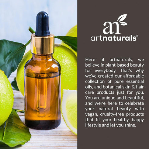 artnaturals 100% Pure Lime Essential Oil - (.5 Fl Oz / 15ml) - Undilued Therapeutic Grade - for Diffuser, Skin, Body and Perfume...