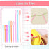60 Pcs Plastic Sewing Needles Plastic Needles for Kids Large Eye Sewing Needles Yarn Needles Learning Needles for DIY Sewing Handmade Crafts, 2.7/...