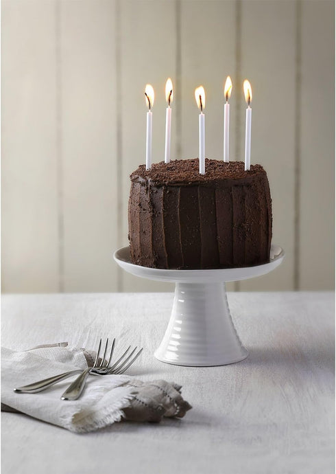 Portmeirion Sophie Conran White Mini Cake Stand | 6.5 Inch Cupcake Stand for Dessert Display at Weddings and Birthday Parties | Made from Fine Por...