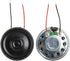 YXQ 0.5W 8 Ohm Micro Internal Speaker Magnet Loudspeaker 30mm Dia Round Metal Shell with Wire DIY Slim for PC Laptop DVD/EVD(4Pcs)...