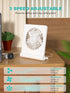 Small Desk Fan, 2000mAh Rechargeable USB Fan Battery Operated,Ultra Quiet, Strong Wind, 3 Speeds Travel Fan...