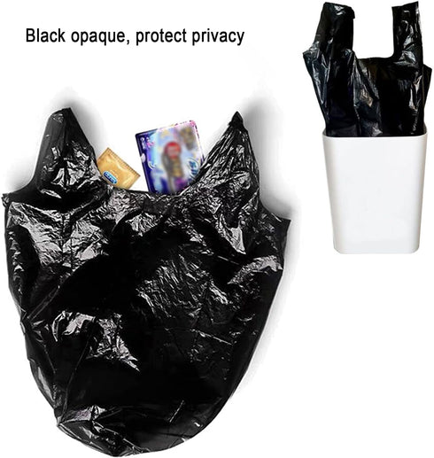 Small Trash Bags, Strong Black Garbage Bags, Unscented Thicken Bin Liner Suitable for Bedroom Home Kitchen 6 Gallon 120 Count...