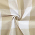Buffalo Check Curtains 54 inches Long Basement Beige and White Gingham Plaid Kitchen Window Curtain Panels Living Room Checker Drapes Bedroom Grom...