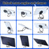3 Pieces Cellphone Ring Holder Foldable Finger Kickstand 360° Rotation Cell Phone Stand Adjustable Phone Holder for Desk, Magnetic Car Mount, Phon...