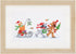 Vervaco Cross Stitch Embroidery Kits, Wall Decoration, Pre-Printed Embroidery Set, Christmas Design Embroidery Picture, 100% Cotton, Embroidery te...