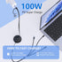100W USB C to Multi Charging Cable, iPhone 15 Retractable Charging Cable with Type C 60W+IP 27W+Micro USB 10W Multi Phone Charger for iPhone 15 14...