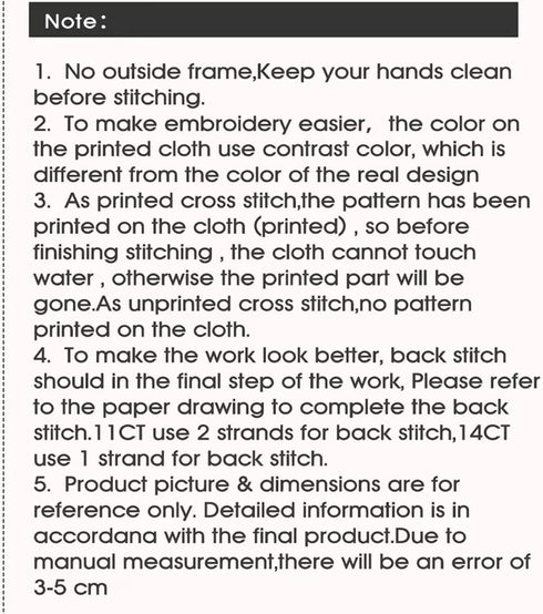 Bilrost Cross Stitch Kits for Beginners Cross Stitch Needlepoint Kits for Adults Stamped Cross Stitch Kits for Adults DIY 14CT Embroidery Patterns...
