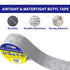 ADHES Butyl Tape Waterproof Tape Aluminum Foil Tape Sealan Tape 2 Inch x 16 Feet, for RV Repair, Window, Silicone, Boat and Pipe Sealing, Glass & ...