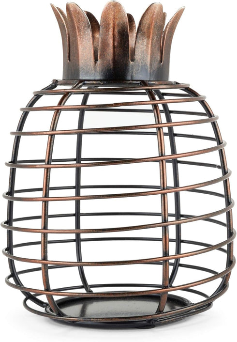 True Juicy Pineapple Stainless Steel Wine Cork Holders Decorative, Holds 50 Corks, Kitchen Bar Accessories, Rustic Home Decor Design, Set of 1...