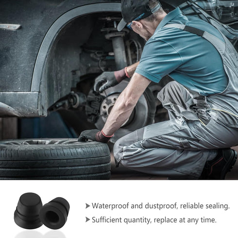 18PCS Car Disc Brake Bleeder Caps,Waterproof Dustproof Rubber Grease Fitting Caps,Universal Zerk Fitting Cap Car Accessories for Most Cars Trucks ...