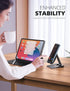 Lamicall ???????? ???????????????? Super Stable Cell Phone Stand for Desk - Foldable Portable Desktop Phone Holder, Compatible for iPhone 15 14 13...