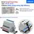 Electromagnetic Relay 24V DC/ 24V AC SPDT 6A with LED Indicator, Socket Base, DIN Rail, Ultra Thin 6.2mm, UL CE VDE Certification...