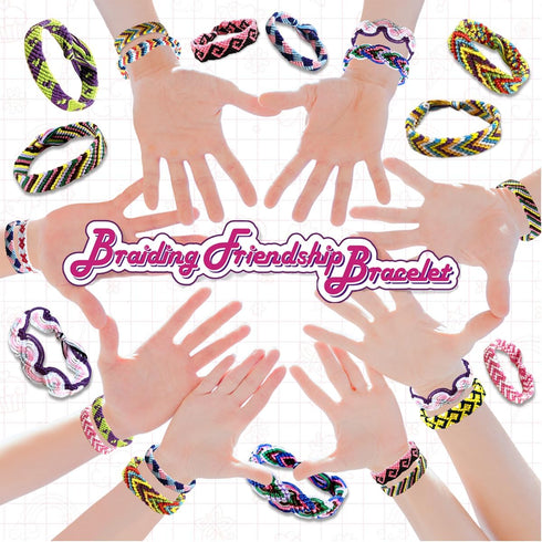 Qurhafoo Friendship Bracelet Making kit for Girl, Gifts for Girls Ages 7 8 9 10 11 12 Year Old Birthday Present, String Bracelets Maker Crafts Toy...