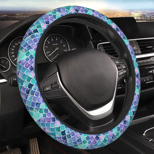 Mermaid Universal Steering Wheel Covers, Cute Car Accessories for Women Girls Car Truck...