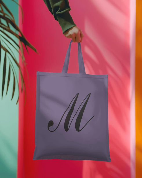 Reusable Large Script Cursive Letter "M" Stencil 11" x 8.5" - Custom, Elegant Design for Personalized Crafts...