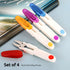 4PCS Compact 4 Inch U Shaped Portable Scissors with Protective Safety Cover for Yarn, Cross-Stitch, Thread, Sewing - Ideal for Craft, DIY, Stitch ...
