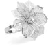 Picowe Set of 12 Alloy Napkin Rings with Hollow Out Flower Napkin Ring Holders for Wedding Party Holiday Banquet Christmas Dinner Delicate Serviet...