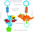 Baby Toys for 0 3 6 9 12 Months, Soft Rattle Wind Chime Car Seat Crib Stroller Toys, Dinosaur Baby Hanging Toys Birthday for Baby Boys and Girls...