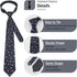 Mantieqingway Ties for Men, 2.76'' Cotton Floral Tie Men's Neckties for Weddings Groomsmens Dances Party Valentine's Day...