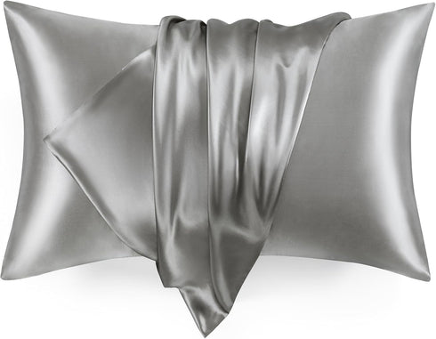 Love's cabin Satin Pillowcase for Hair and Skin, Similar to Silk Pillow Cases for Women, Pillow Case Queen Size Set of 2, Satin Cooling Pillow Cov...