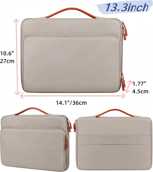 Y-S8 13inch Laptop Sleeve Case 360 Protective Waterproof Bag Compatible with MacBook Air 13inch M3/M2/M1,MacBook Pro13inch M2/M1, other Notebook C...