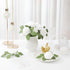 DerBlue 60pcs Artificial Roses Flowers with stem and 10pcs Green Leaves Real Looking Fake Roses Artificial Foam Roses Decoration DIY for Wedding,A...
