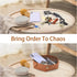 Valet Tray Desktop Storage Organizer, 2 Packs Premium Leather Anti-scratch, Portable Decorative Bowl for Keys Jewelry Makeup Watches, for Entryway...