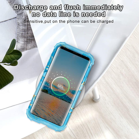 Casetego for Galaxy S9 Plus Case,S9+ Case,Heavy Duty Shockproof 3 Layer Hard PC+Soft Silicone Bumper Rugged Anti-Slip Protective Cases for Samsung...