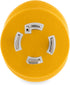 Camco 55338 PowerGrip 30 Amp 4-Prong Generator Adapter , YELLOW...
