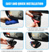 2 PCS Car Blind Spot Mirror, Double-side Rearview Mirror Visible Front Wheel Blind Spot Double Curvature Mirror Double-sided Mirror, Clear Vision ...