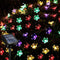 Solar Flower String Lights, 50LED 23Ft Cherry Blossom String Lights, 8 Modes Sakura Fairy Lights Outdoor, IP65 Waterproof Flower Lights for Garden...