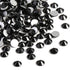 beadsland Flat Back Crystal Rhinestones Round Gems, Black (4.6-4.8mm) SS20/1440pcs...