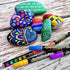 Desire Deluxe Acrylic Paint Pens for Rock Painting, Stone, Ceramic, Glass, Wood, Canvas – Set of 12 Non Toxic Water Based Markers - Great Artists ...