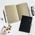 Vintage 365 Journal With Lock And Key A5 Blank Page Notebook Black Hardcover Diary Journal For Women, Men, Adults...