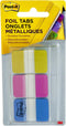Post-it Foil Tabs, Iridescent Colors, 36 Tabs/Pack, 1 in x 1.5 in (686-FLOPBT)...