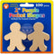 Hygloss Products People Paper Cut Outs Culturally Diverse Family, Cardstock, 2" Mini, 100 ct, 2-Inch, Assorted...