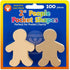 Hygloss Products People Paper Cut Outs Culturally Diverse Family, Cardstock, 2" Mini, 100 ct, 2-Inch, Assorted...