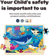 48 Piece Puzzles for Kids Ages 3-5 with Unique Puzzle Pieces, Wooden Jigsaw Puzzle for 3 4 5 6 7 8 Year Old, Ocean Animal Toddler Puzzles for Kids...